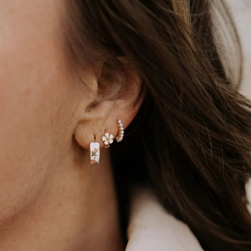 Eloise Tea Cup Hoop Earrings