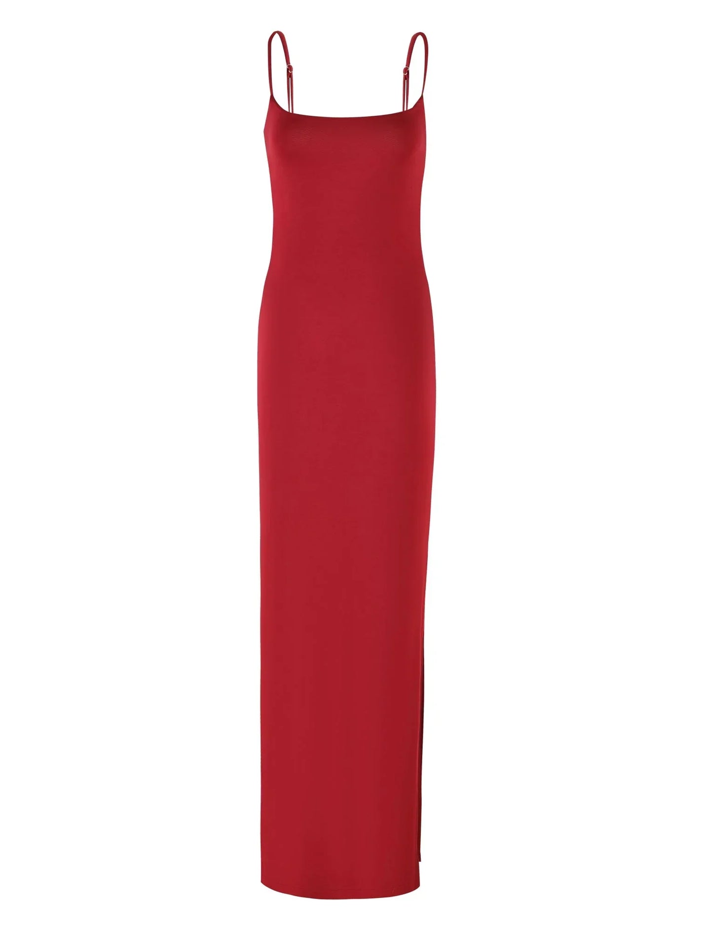 MINERVA MAXI DRESS RED BERRY RED