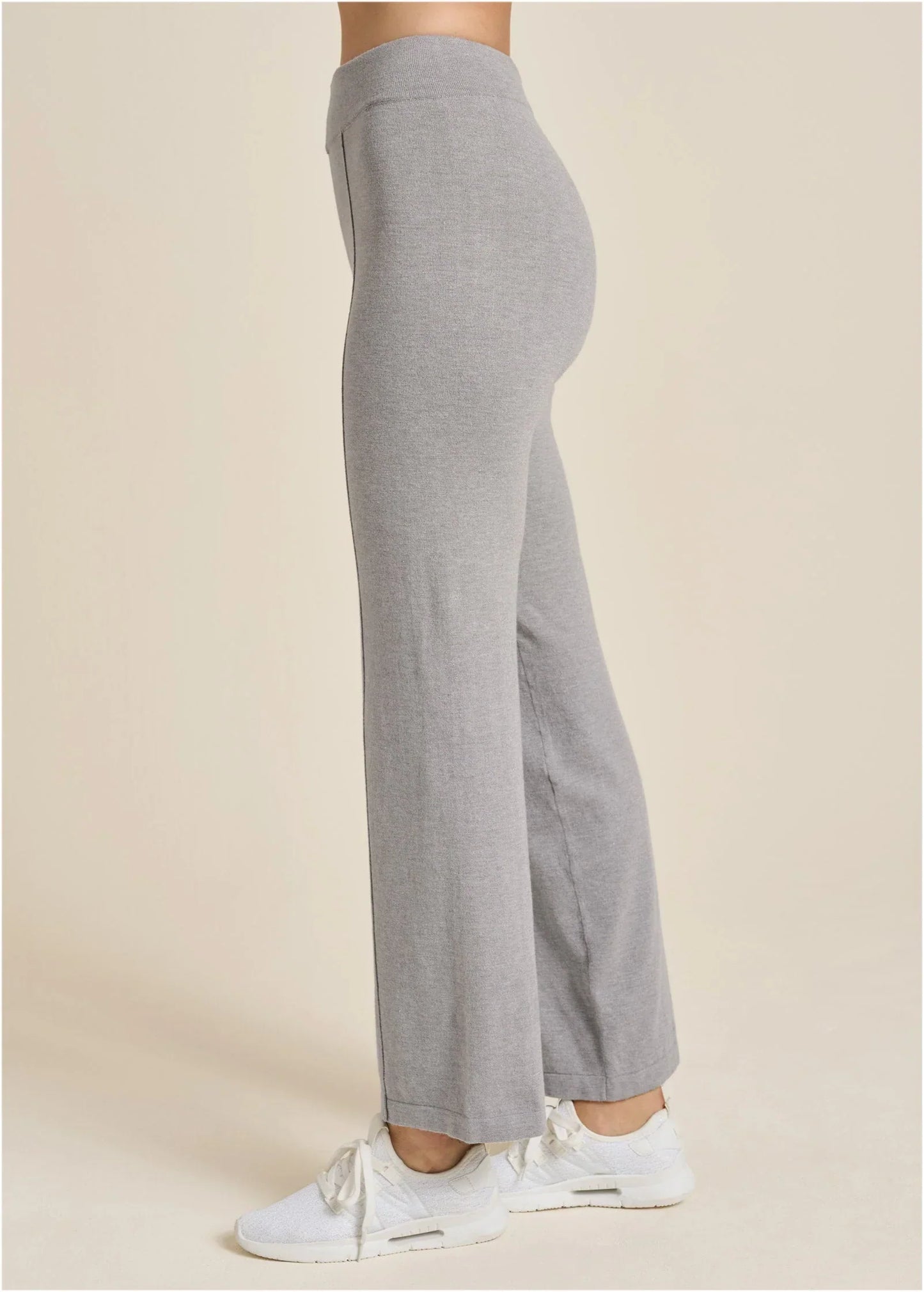 Knit Pants Heather Grey