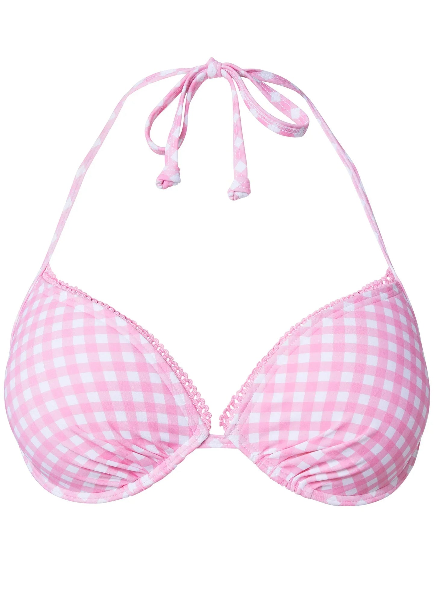 Enhancer Halter Top Nautical Pink