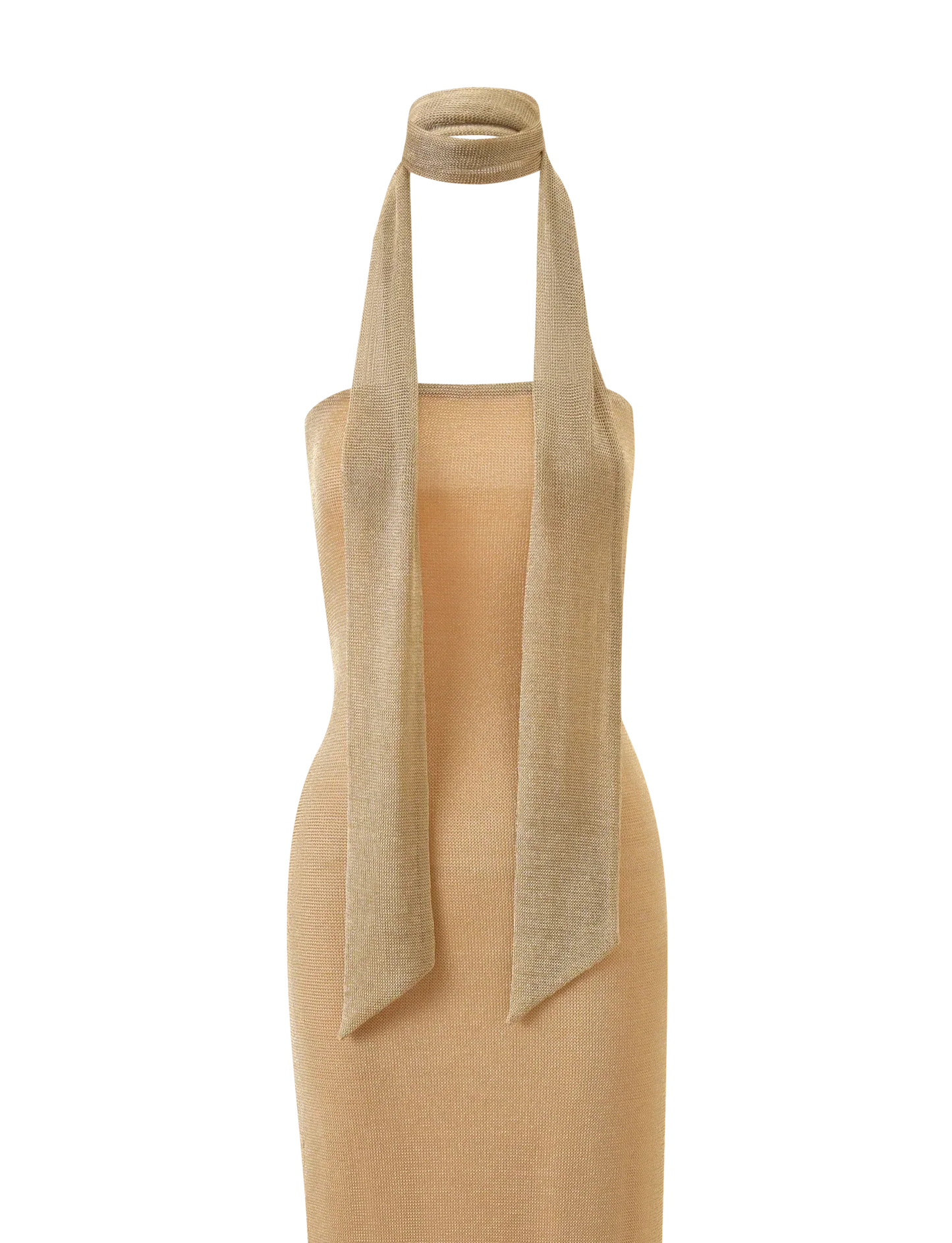 DANIELA SCARF DRESS 20 GOLD