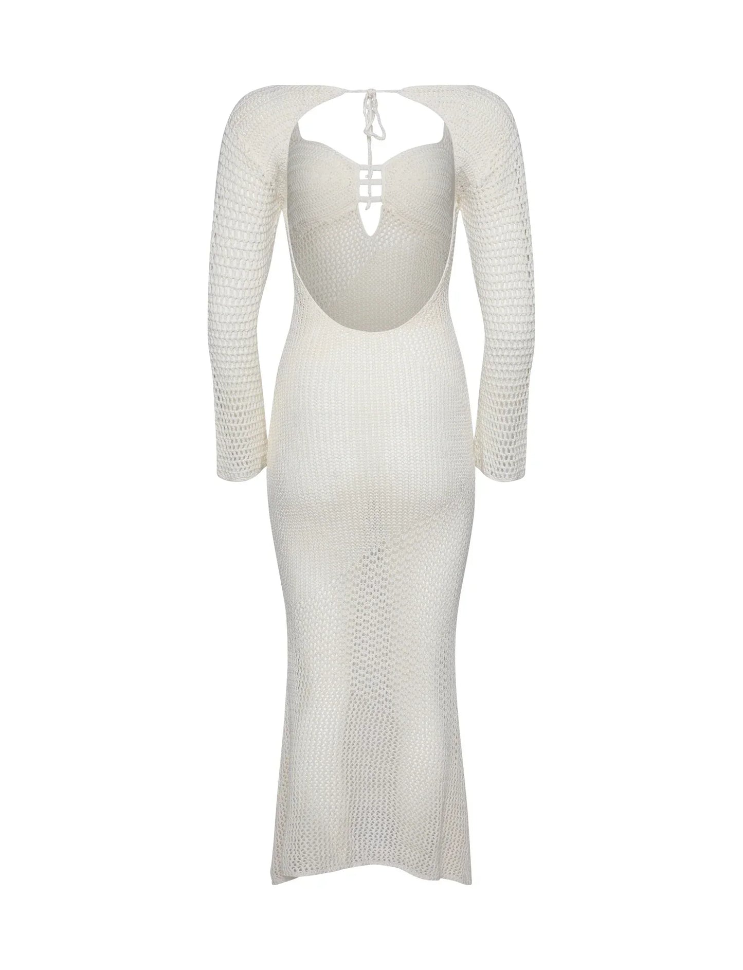 MACAULEY DRESS WHITE CREAM