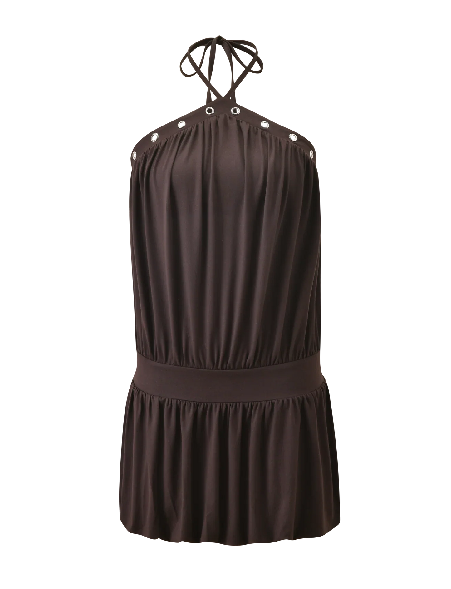 NATASHA DRESS CHOCOLATE