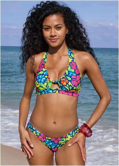 Nassau Halter Top Flower Garden
