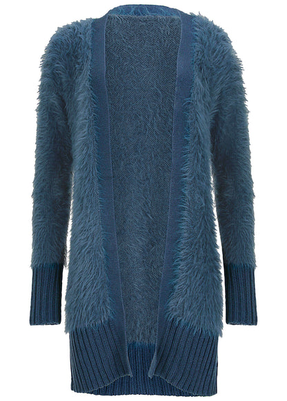 Eyelash Cardigan Ensign Blue