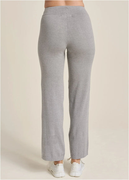 Knit Pants Heather Grey