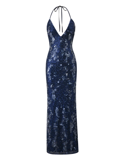 ZANA MAXI DRESS NAVY
