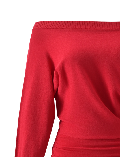 JANINE MINI DRESS RED