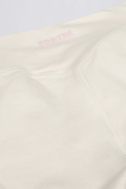 Ruched Mini Shorts in Vanilla
