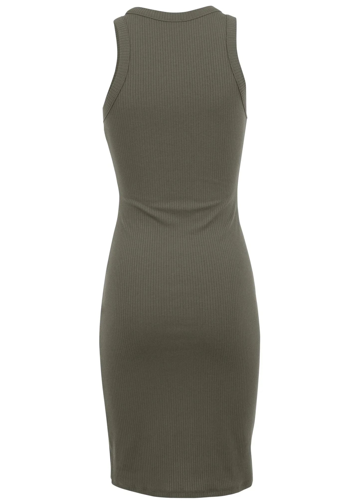 Flexrib Mini Dress Olive