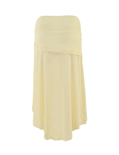MARIANA SKIRT YELLOW PALE YELLOW