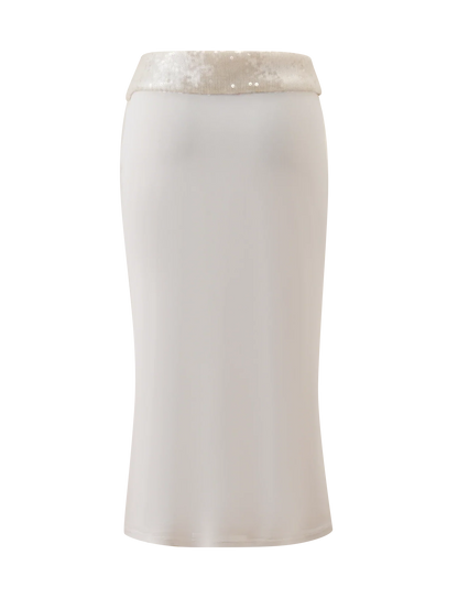 CHARLYZE MIDI SKIRT CREAM