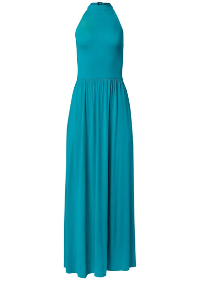 High Neck Maxi Dress Teal