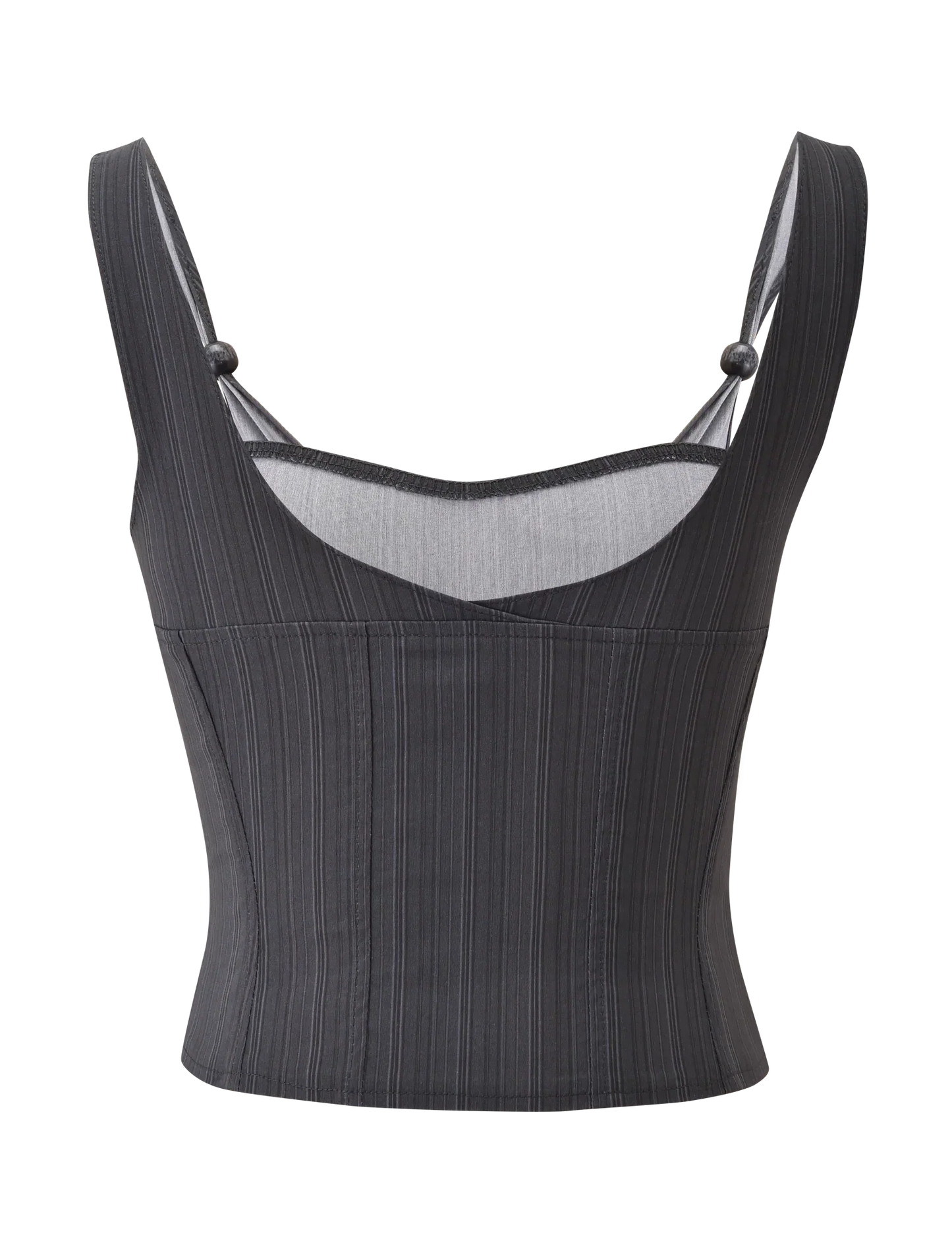 KITTIE CORSET GREY STRIPE