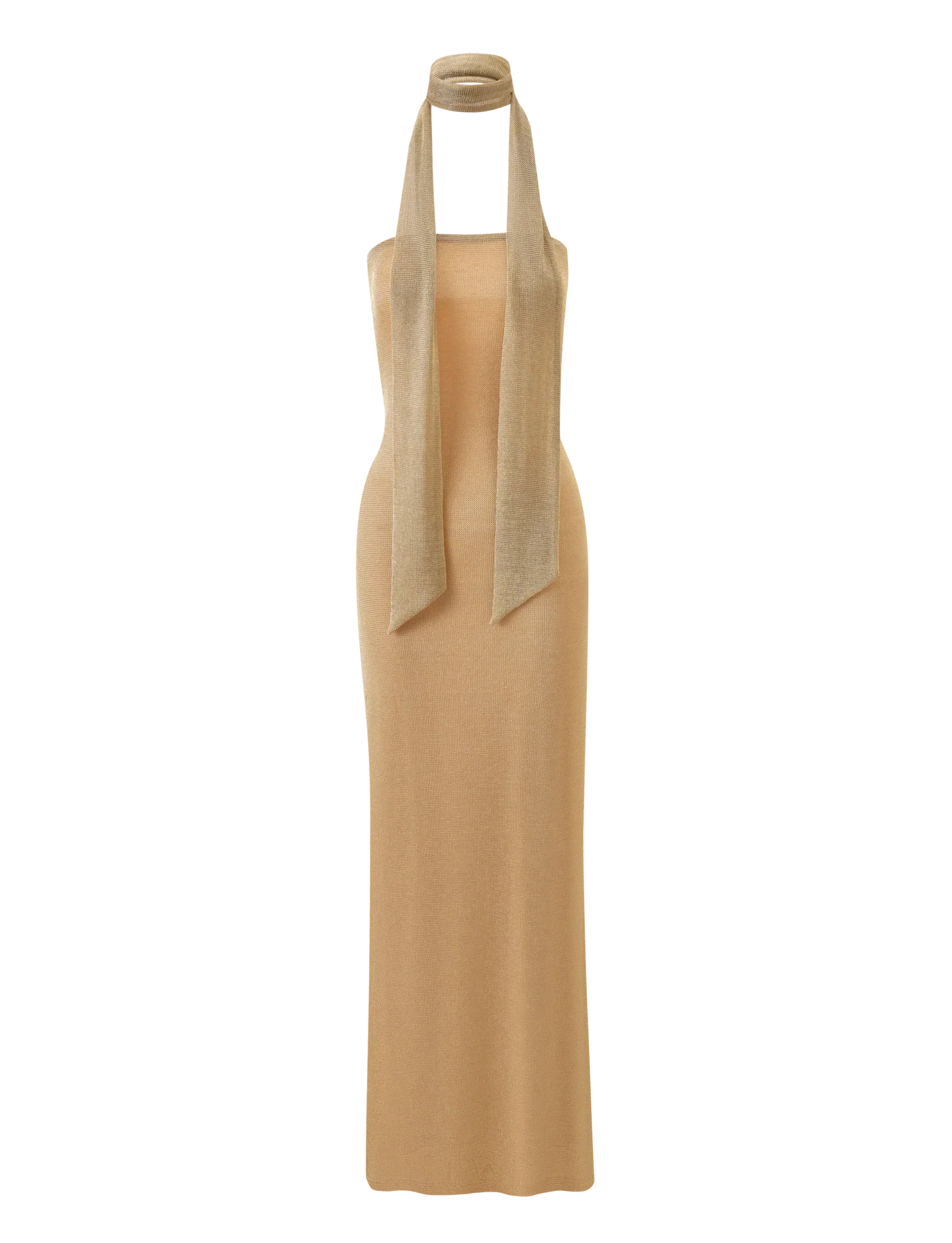 DANIELA SCARF DRESS 20 GOLD