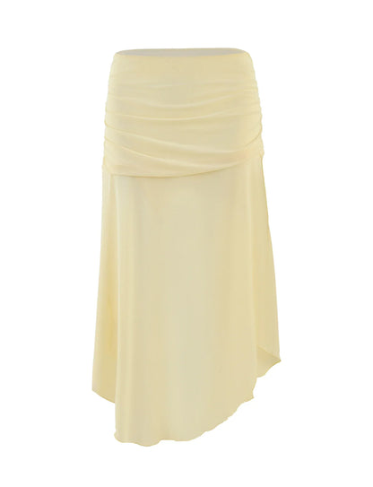 MARIANA SKIRT YELLOW PALE YELLOW