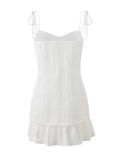 RANIA MINI DRESS OFF WHITE