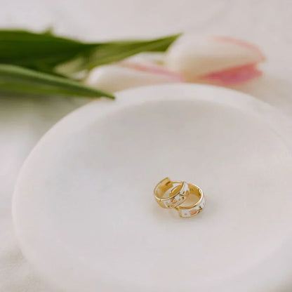 Eloise Tea Cup Hoop Earrings