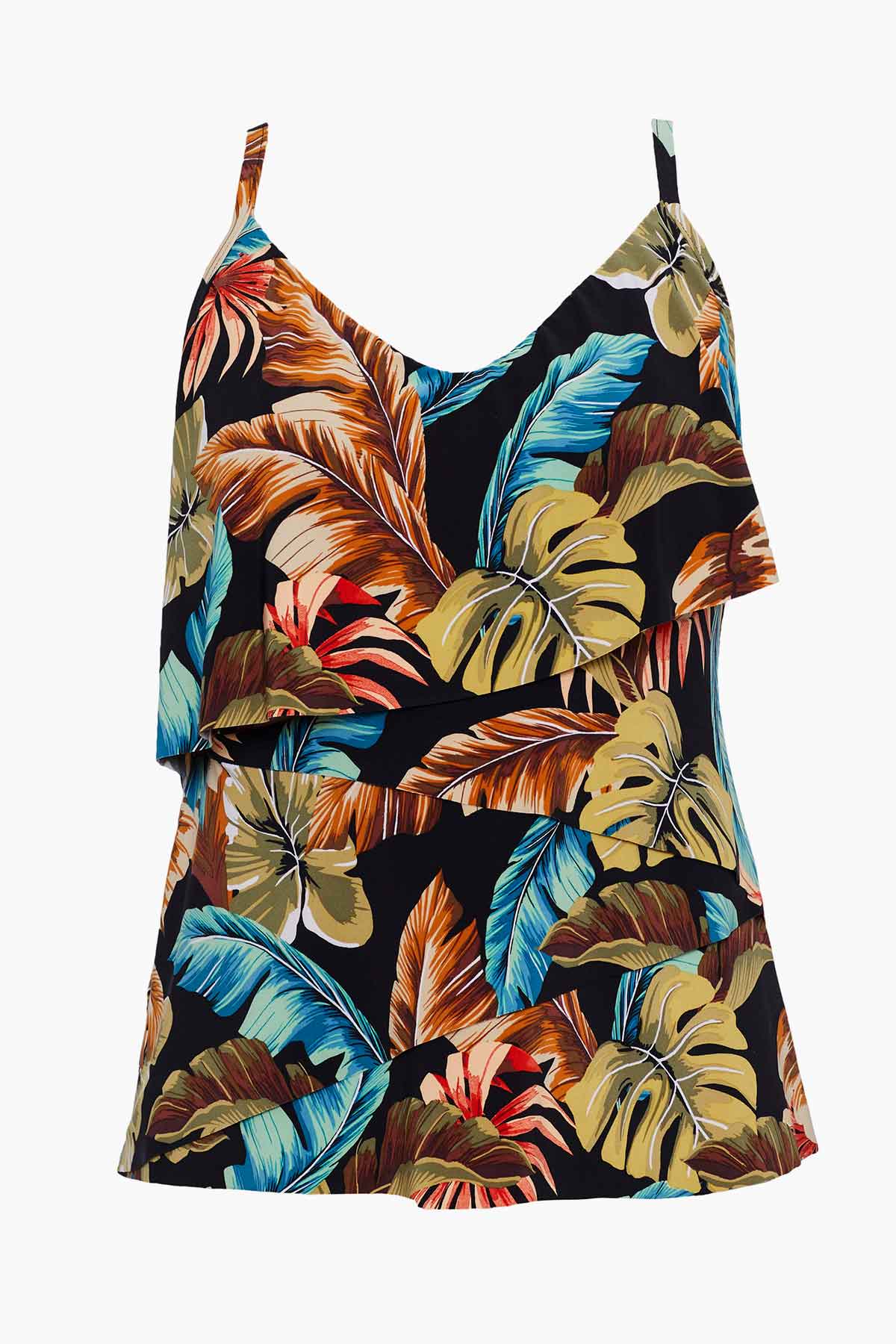 Chloe Tankini Top in Aloe