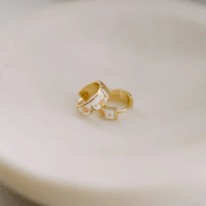 Eloise Tea Cup Hoop Earrings