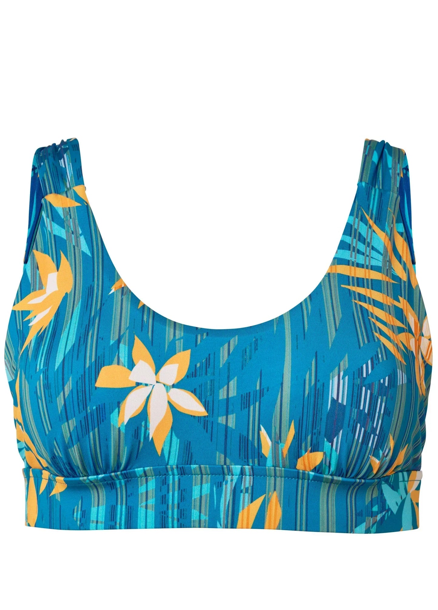 Twist Back Bikini Top Island Rain
