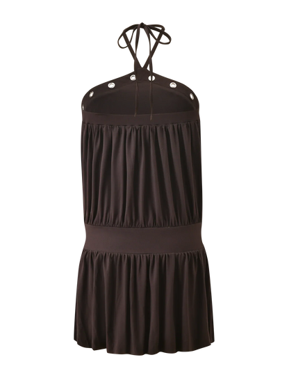 NATASHA DRESS CHOCOLATE