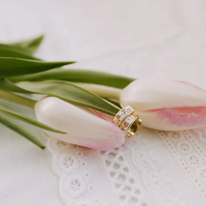 Eloise Tea Cup Hoop Earrings