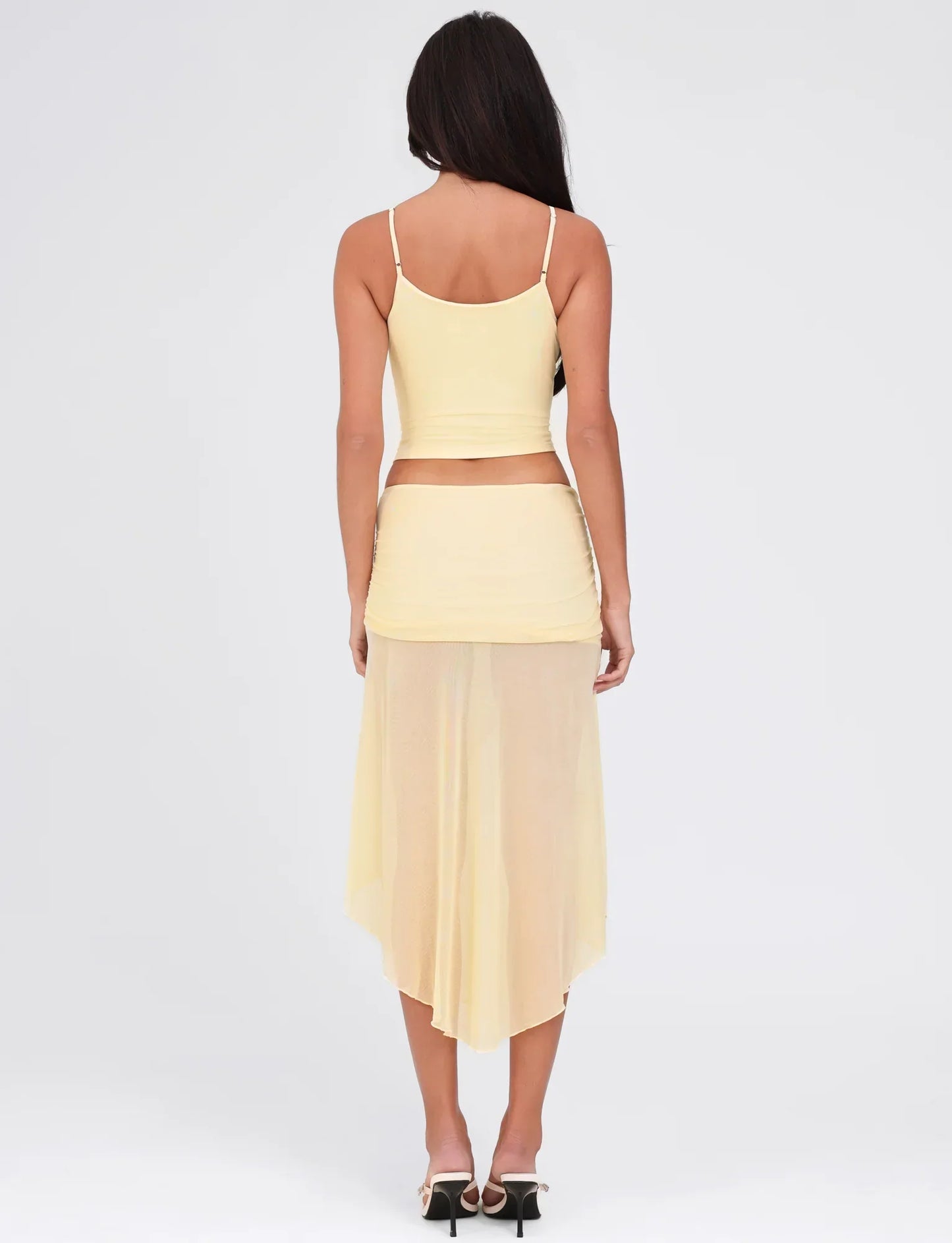 MARIANA SKIRT YELLOW PALE YELLOW