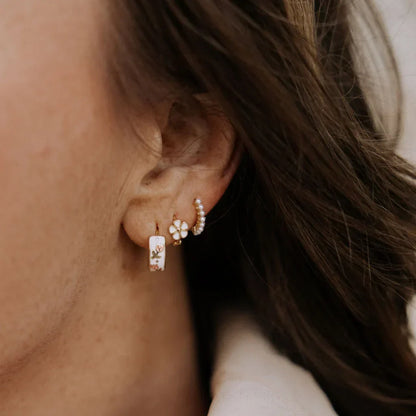 Eloise Tea Cup Hoop Earrings