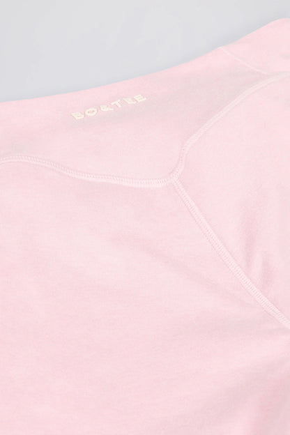 Brushed Jersey Ruched Mid Rise Leggings in Bloom
