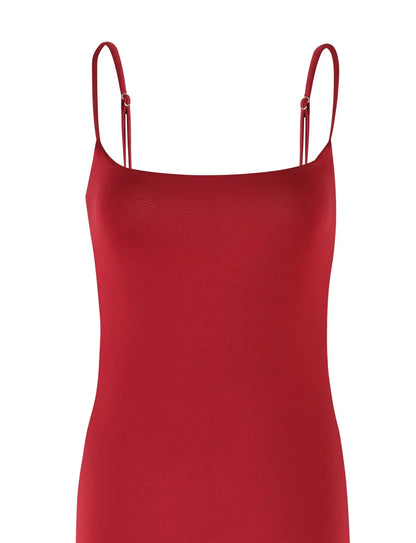 MINERVA MAXI DRESS RED BERRY RED