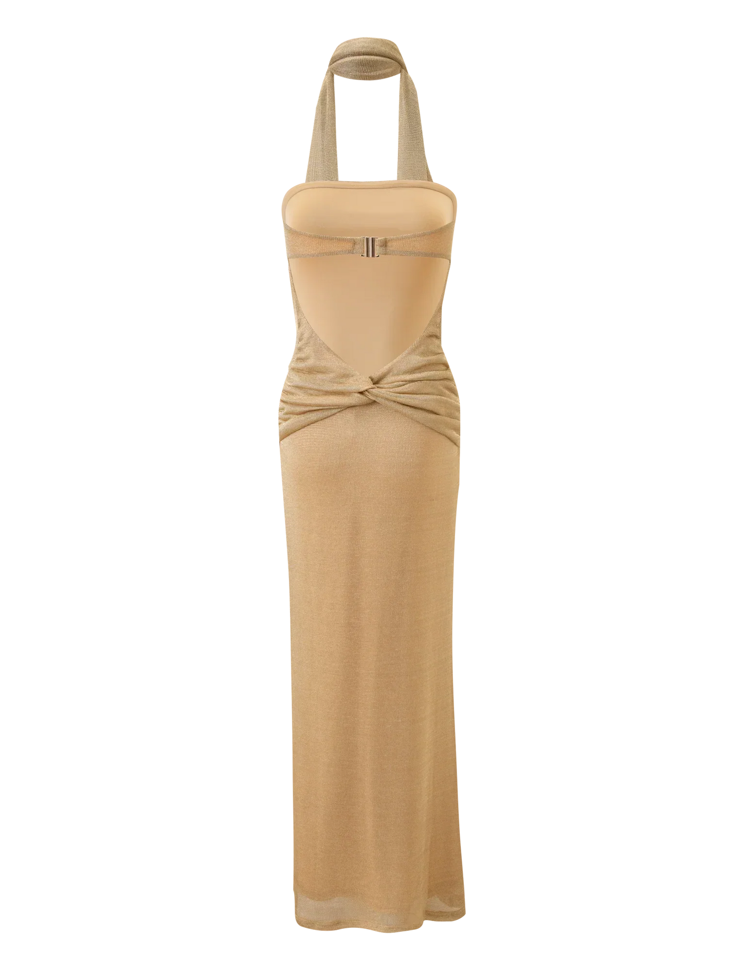 DANIELA SCARF DRESS 20 GOLD