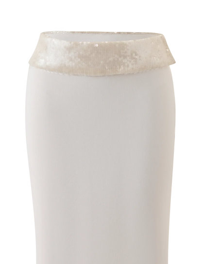 CHARLYZE MIDI SKIRT CREAM