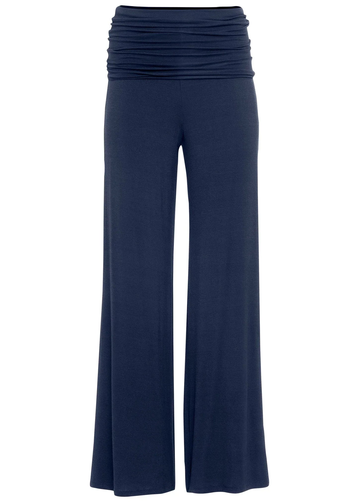 Easy Foldover Pants Navy