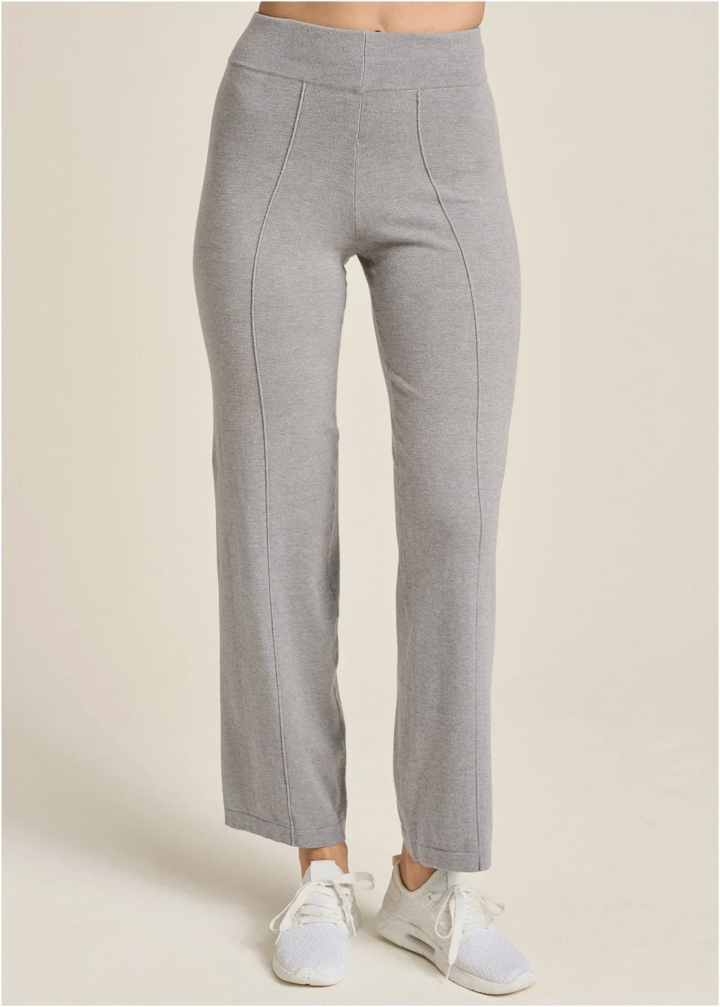 Knit Pants Heather Grey