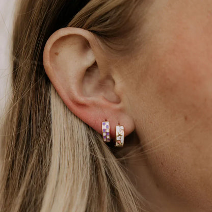 Eloise Tea Cup Hoop Earrings